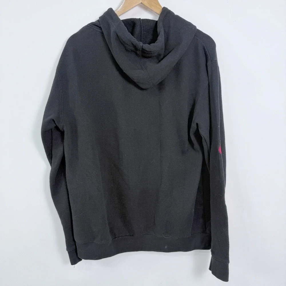 Eighty Eight Hoodie Sweatshirt‎ Boys Large Embroidered Skull Roses Goth Grunge